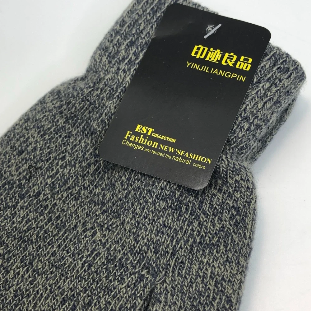Gloves Greyish/Blue Anti-Skid Gloves Mobile /Everyday Winter Gloves